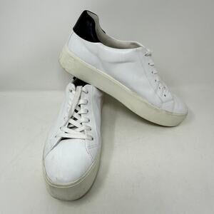 Vince Fulton Leather Oxford Sneakers Men's 9.5 Leather Upper Round Toe Lace-Up